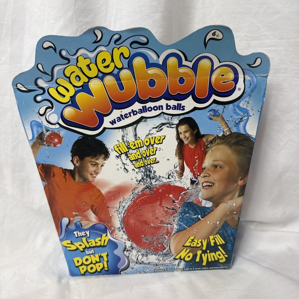 Water Wubble Waterballoon Balls Pool ~ 8 Refillable Balls In Two Team Colors NEW